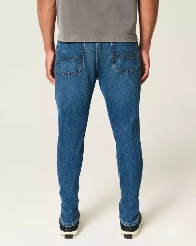 Dark Wash Athletic Skinny Jeans