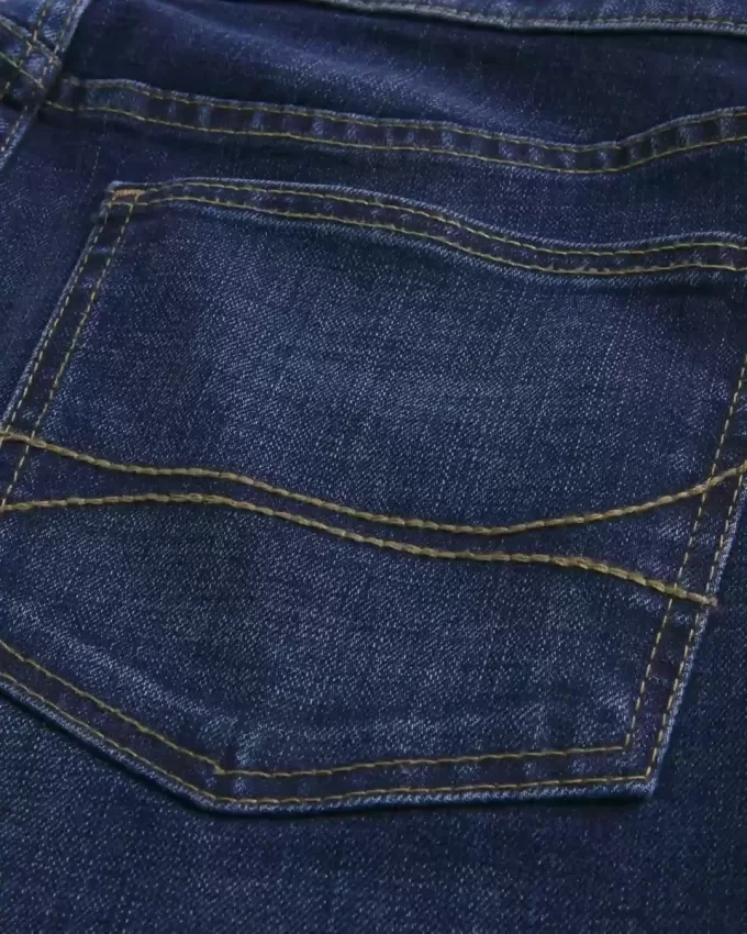 Dark Wash Baggy Bootcut Jeans