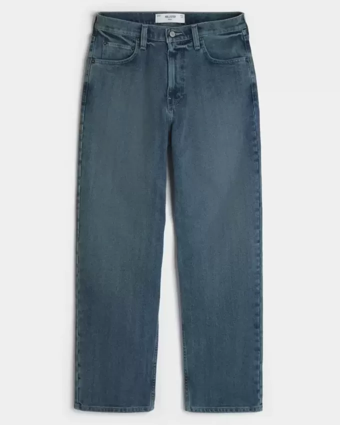 Dark Wash Baggy Jea ns