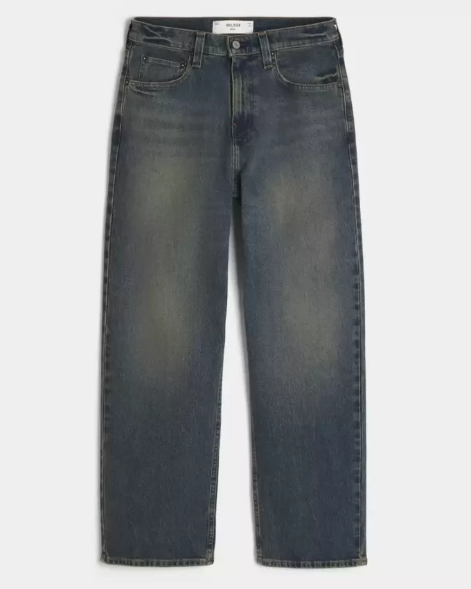 Dark Wash Baggy Jeans