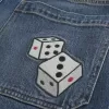 Dark Wash Dice Graphic Super Baggy Jeans
