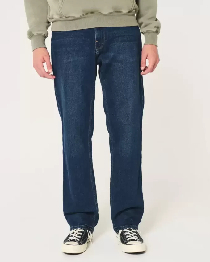 Dark Wash Loose Jeans