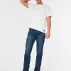 Dark Wash Slim Straight Jeans Dark Wash Slim Straight Jeans