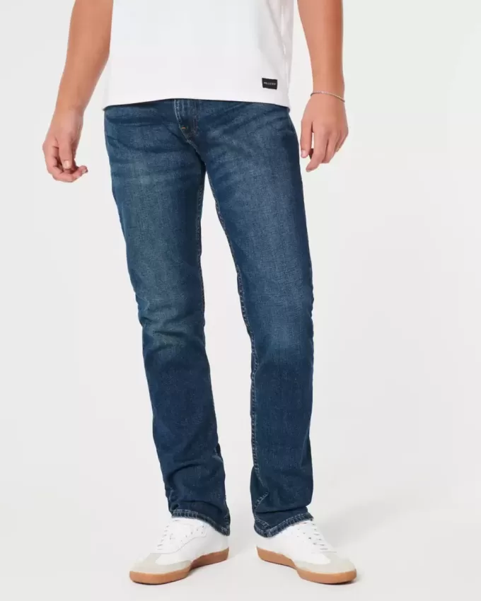 Dark Wash Slim Straight Jeans Dark Wash Slim Straight Jeans