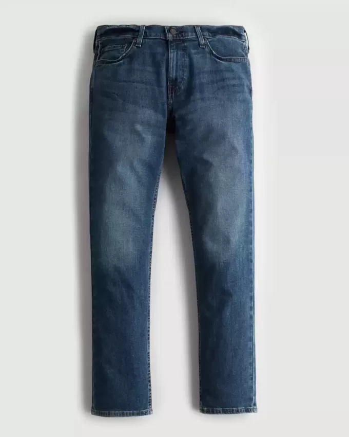 Dark Wash Slim Straight Jeans Dark Wash Slim Straight Jeans