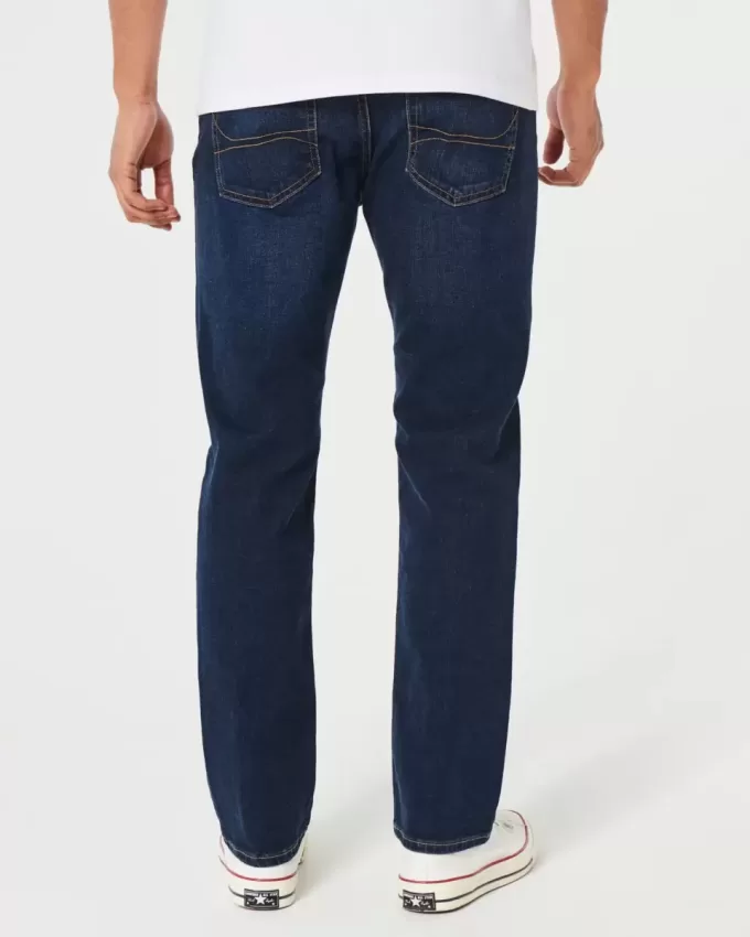 Dark Wash Straight Jeans
