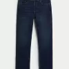 Dark Wash Straight Jeans