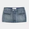Denim Micro Mini Skort