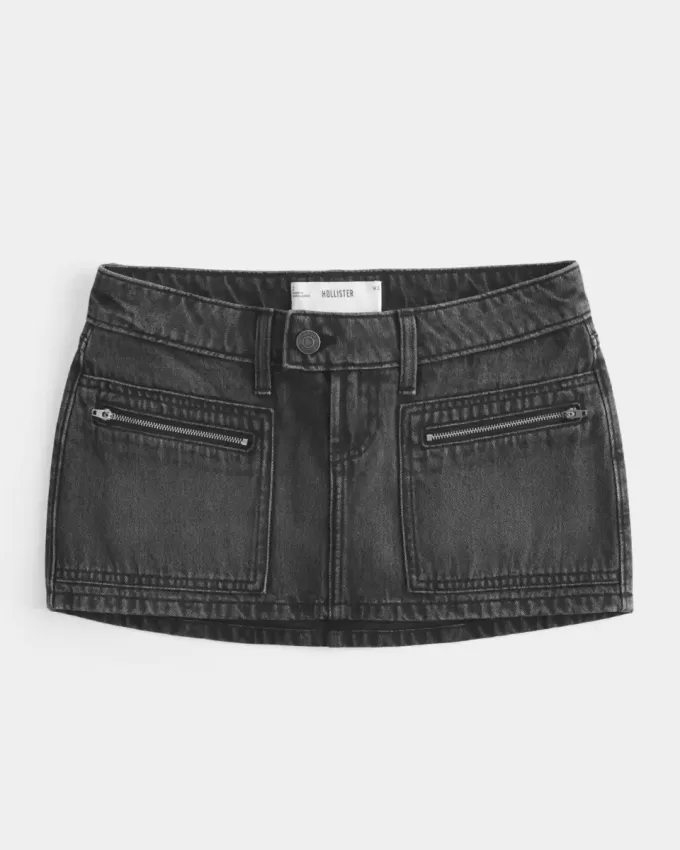 Denim Micro Mini Skort Denim Micro Mini Skort