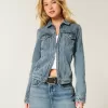 Denim Zip-Up Jacket