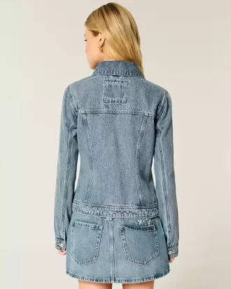 Denim Zip-Up Jacket