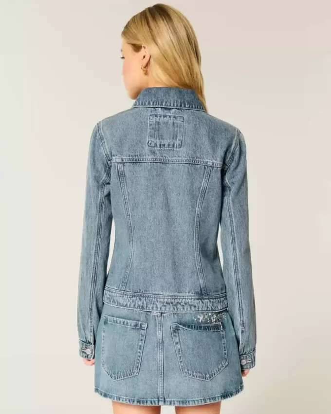 Denim Zip-Up Jacket