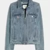 Denim Zip-Up Jacket