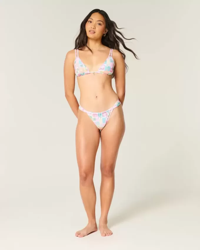 Double Strap Triangle Bikini Top