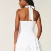 Double-Tier Smocked Halter Skort Dress Double-Tier Smocked Halter Skort Dress