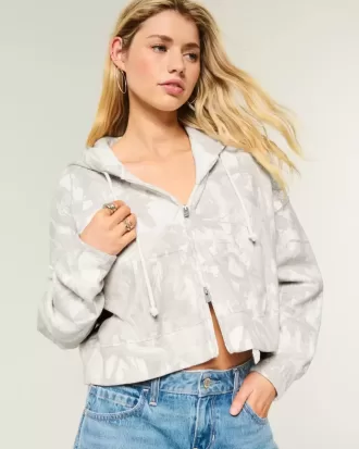 Easy Camo Zip-Up Hoodie