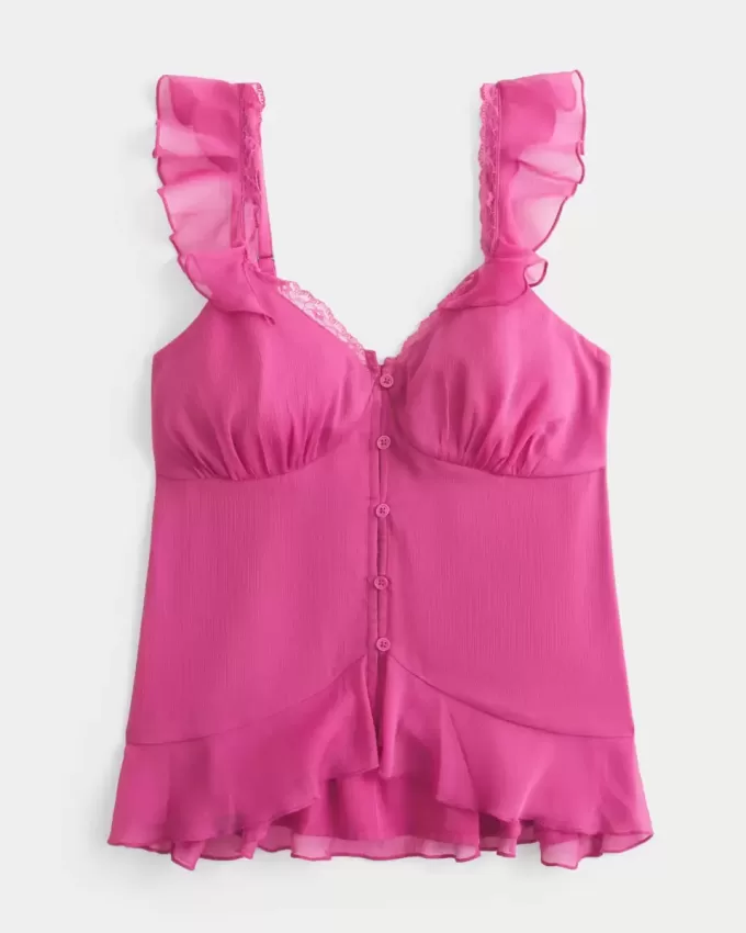 Easy Chiffon Babydoll Top