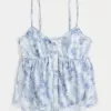 Easy Chiffon Babydoll Top
