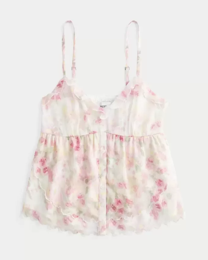 Easy Chiffon Babydoll Top