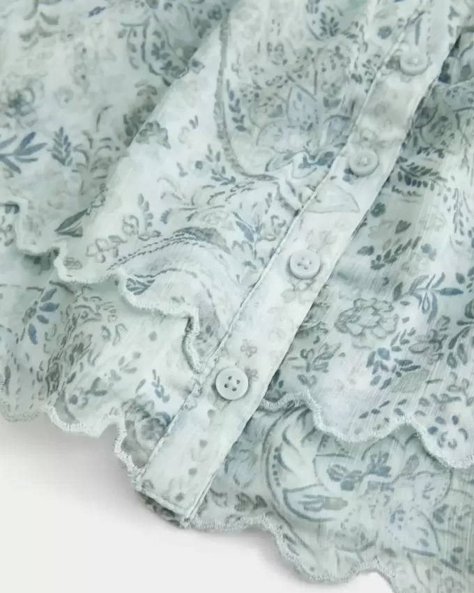 Easy Chiffon Babydoll Top