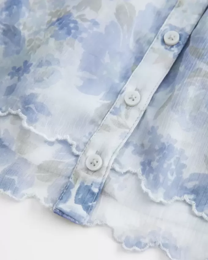 Easy Chiffon Babydoll Top