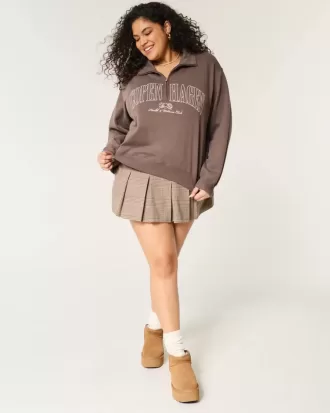 Easy Copenhagen Graphic Half-Zip Sweatshirt