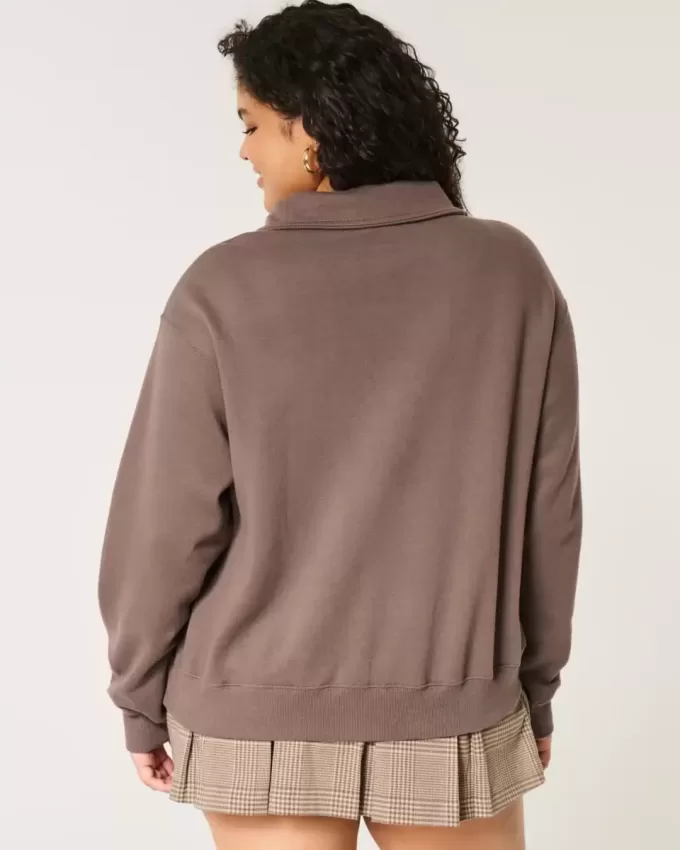 Easy Copenhagen Graphic Half-Zip Sweatshirt