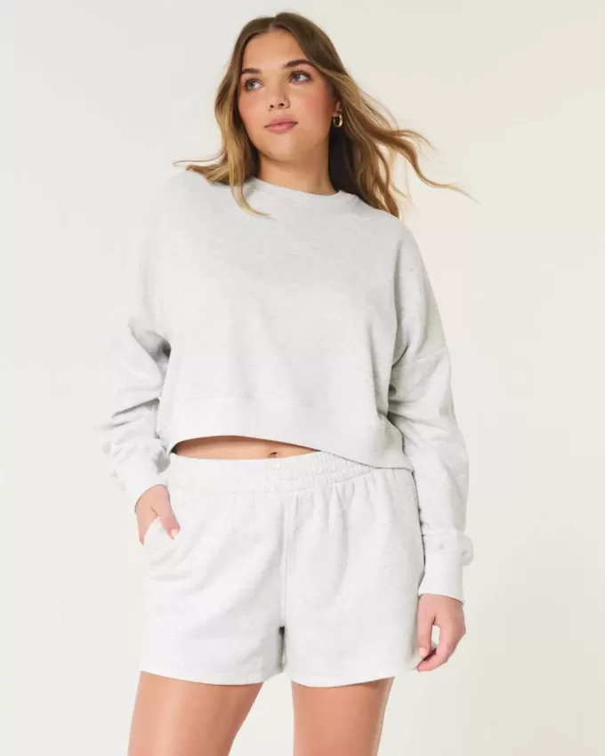 Easy Crew Sweatshirt & Fleece Shorts Bundle
