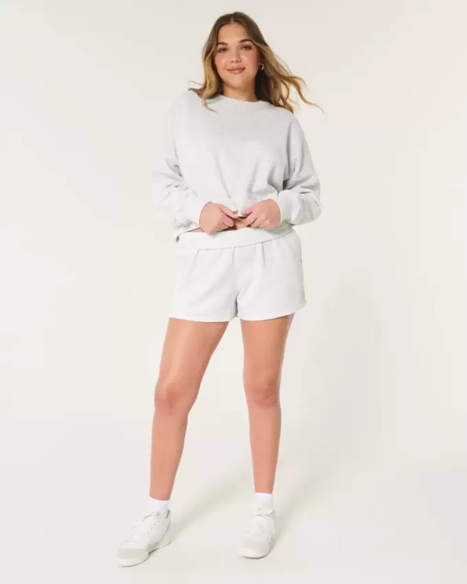 Easy Crew Sweatshirt & Fleece Shorts Bundle