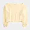 Easy Double Off-the-Shoulder Sweatshirt