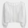 Easy Double Off-the-Shoulder Sweatshirt