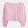 Easy Double Off-the-Shoulder Sweatshirt Easy Double Off-the-Shoulder Sweatshirt