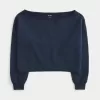 Easy Double Off-the-Shoulder Sweatshirt