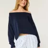 Easy Double Off-the-Shoulder Sweatshirt