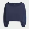 Easy Double Off-the-Shoulder Sweatshirt Easy Double Off-the-Shoulder Sweatshirt