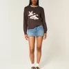 Easy Flying Birds Graphic Crew Sweater