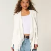 Easy Fringe No-Close Cardigan