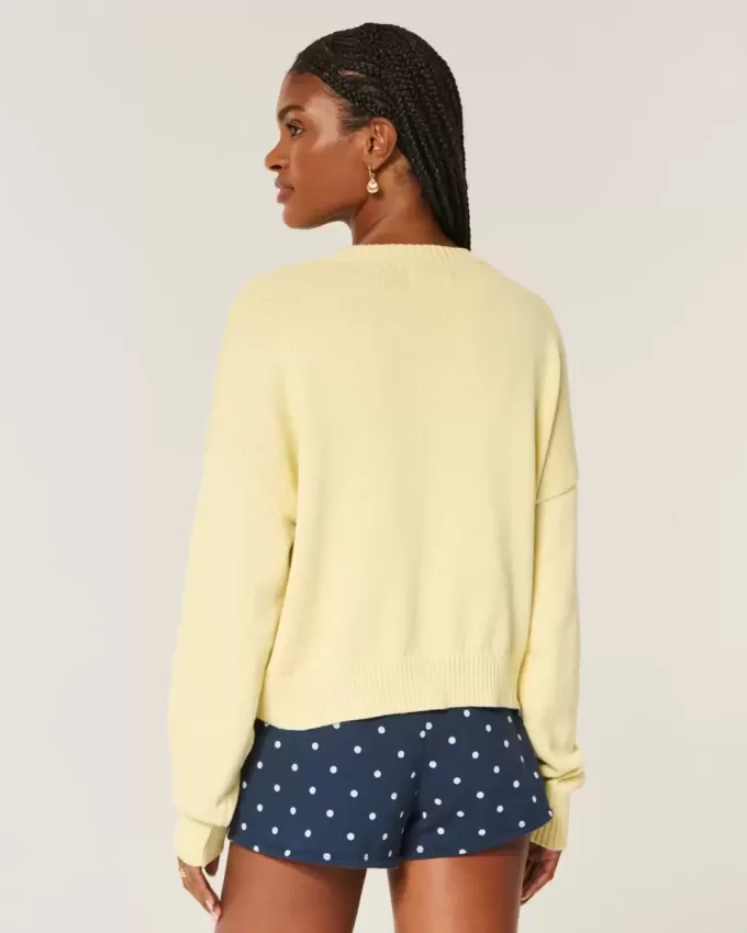 Easy Honolulu Graphic Crew Sweater