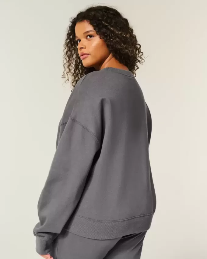 Easy Logo Graphic Crew Sweatshirt Easy Logo Graphic Crew Sweatshirt