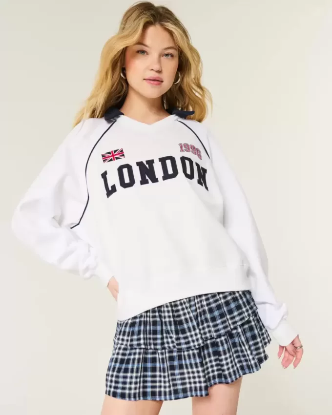 Easy London Graphic Soccer Sweatshirt Easy London Graphic Soccer Sweatshirt
