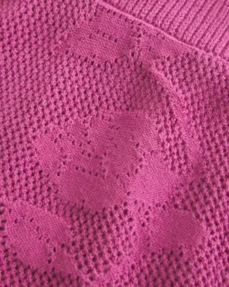 Easy Needlepoint-Style Halter Babydoll Cami