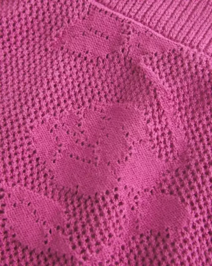 Easy Needlepoint-Style Halter Babydoll Cami