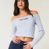 Easy New York Graphic Off-the-Shoulder Top Easy New York Graphic Off-the-Shoulder Top