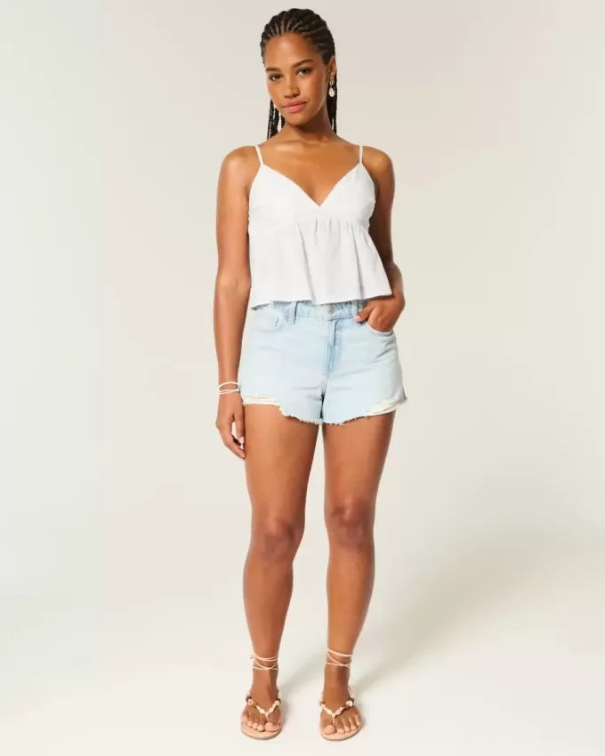 Easy Paisley Pattern Babydoll Top