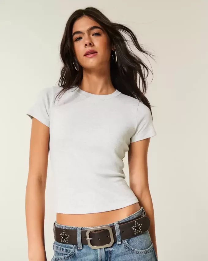 Easy Short-Sleeve Crew Baby Tee