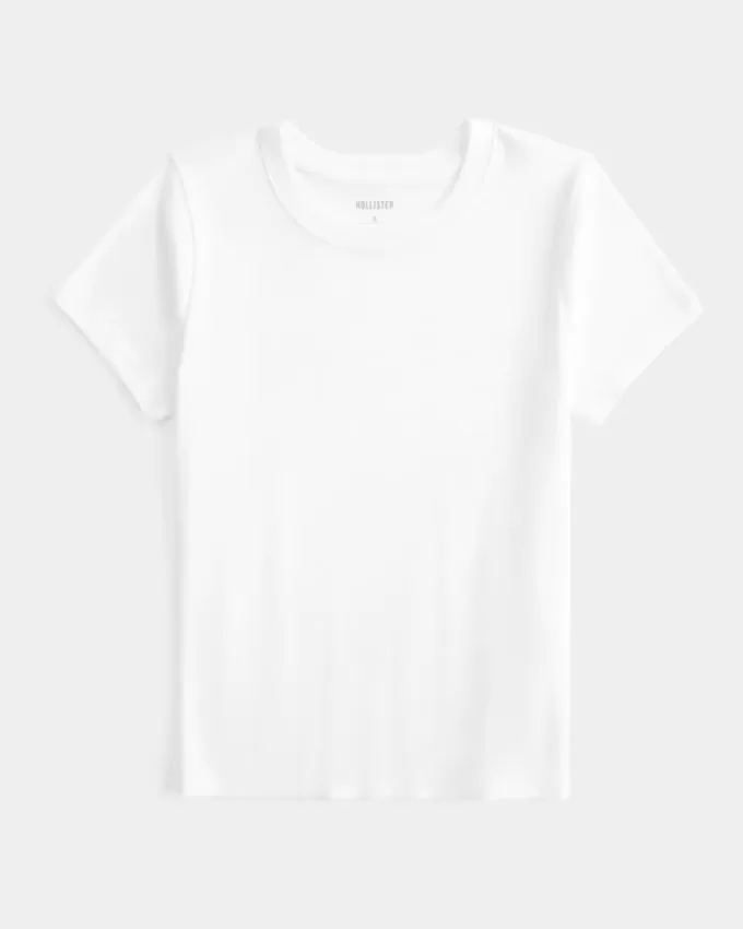 Easy Short-Sleeve Crew Baby Tee