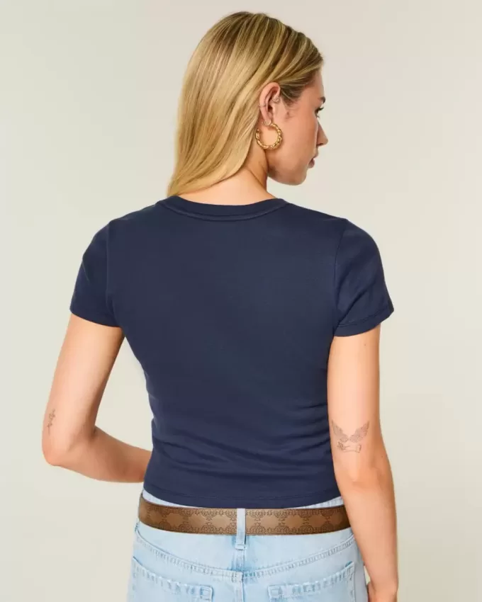 Easy Short-Sleeve Crew Baby Tee Easy Short-Sleeve Crew Baby Tee