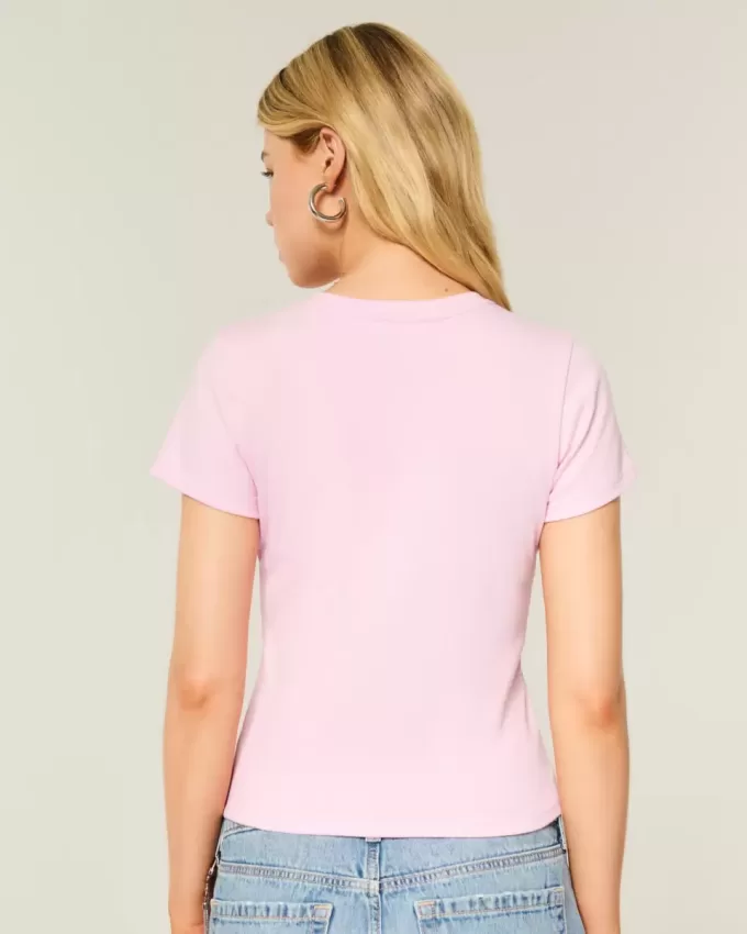 Easy Short-Sleeve Crew Baby Tee Easy Short-Sleeve Crew Baby Tee