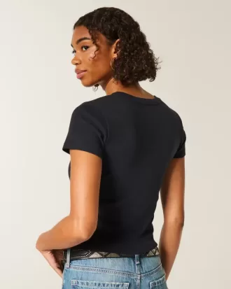 Easy Short-Sleeve Crew Baby Tee