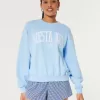 Easy Siesta Key Graphic Crew Sweatshirt